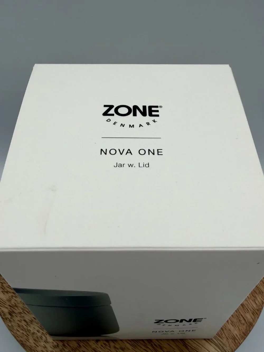Zone Denmark Nova One Stoneware Jar with Lid Matcha Green Minimalist NIB